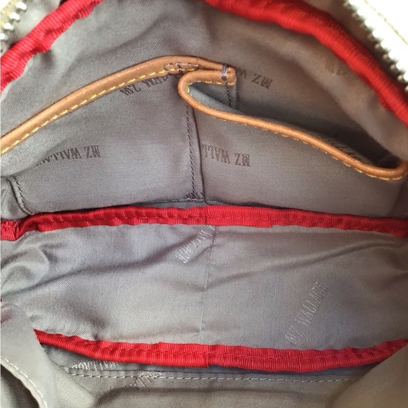 MZ Wallace Glazed Metallic Linen Chain Crossbody Bag - Picture 10 of 11